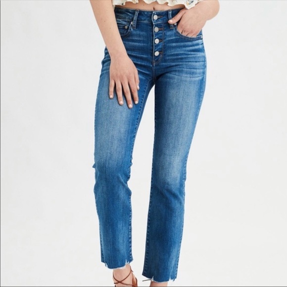 American Eagle Outfitters Denim - American Eagle Hi Rise Crop Flare Size 2 Short